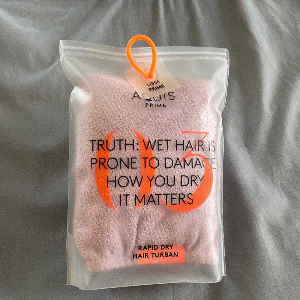 Anthropologie Rapid dry hair turban
